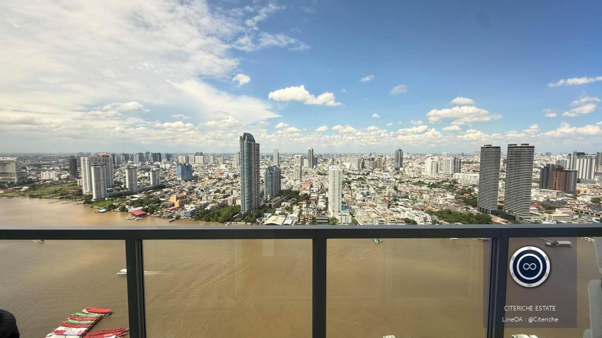 Chao Phraya River View | Mae Nam Residences | Luxury 2-Bedroom Condo