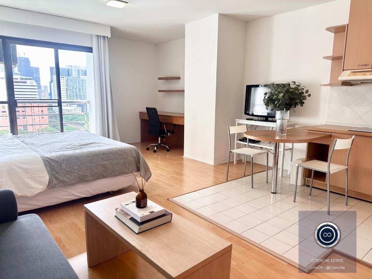 Fully Furnished Studio | The Grand (BTS ราชดำริ) | Luxury Studio Condo