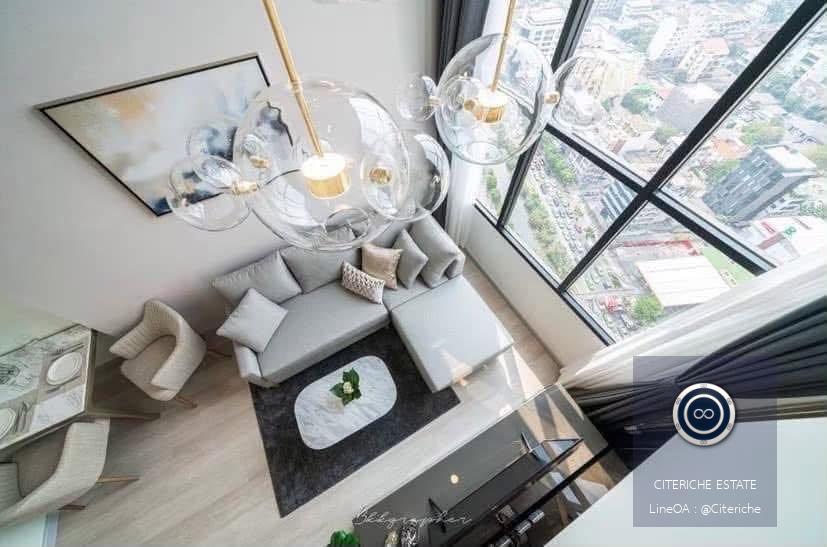 Duplex Corner Unit | KnightsBridge Prime Sathorn | Luxury 1-Bedroom Condo