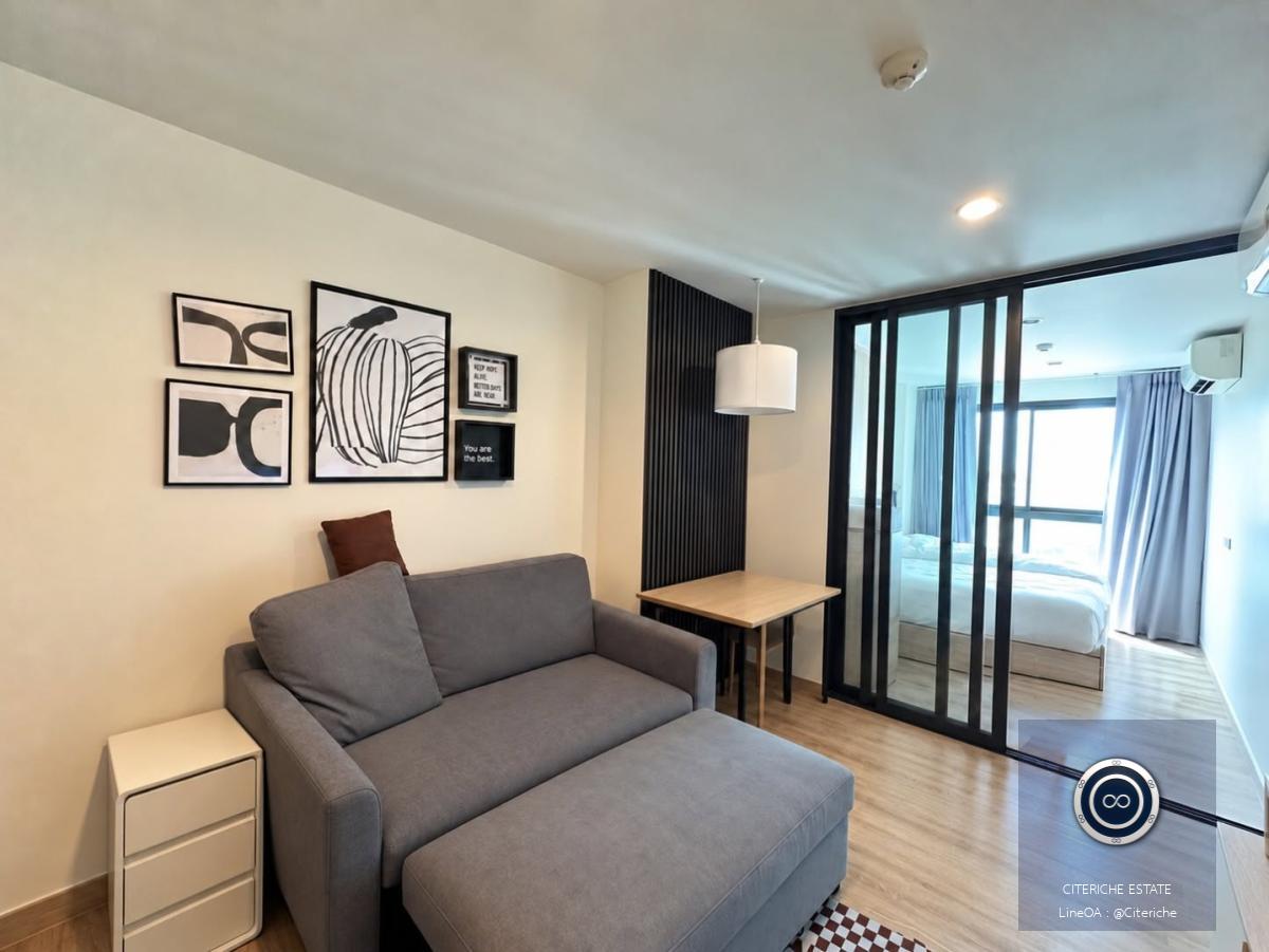 วิวเปิดโล่ง เฟอร์นิเจอร์ครบ | The Excel Hideaway Sukhumvit 71 | 1-Bedroom Condo