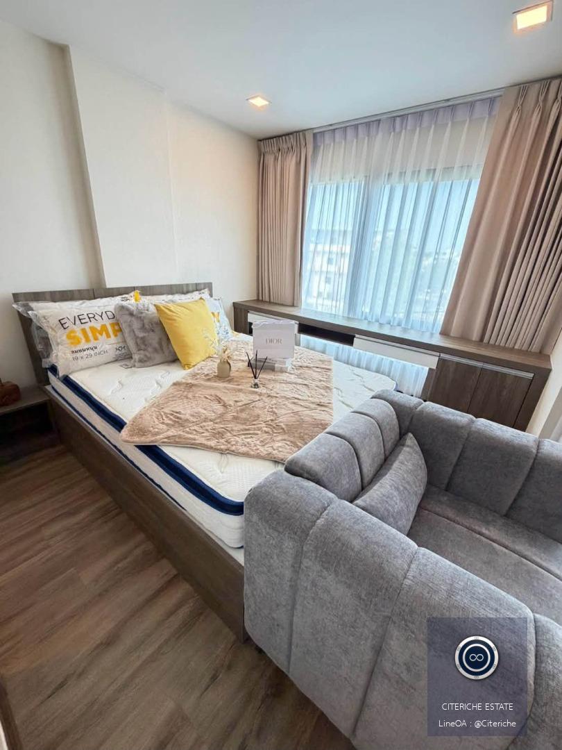 ห้องมุม ตกแต่งครบพร้อม Walk-in Closet | Sun City MRT แยกไฟฉาย | คอนโดมิเนียม 1 ห้องนอน
