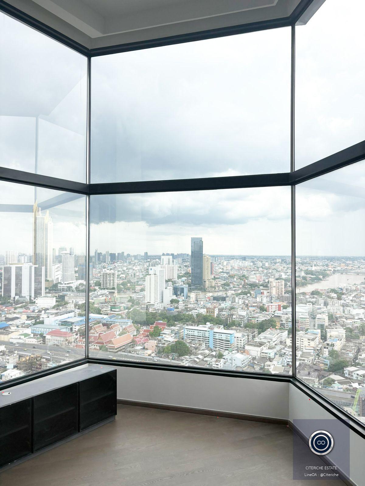 ขายคอนโดหรูมือ1 ห้องมุม Panorama วิว แม่น้ำเจ้าพระยา Park Origin Chula-Samyan