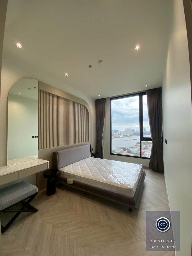 วิวแม่น้ำ เห็น Asiatique แต่งครบพร้อมอยู่ | Chapter Charoennakorn-Riverside | คอนโดมิเนียม 2 ห้องนอน