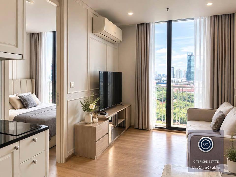 วิวโรงเรียนวัฒนาวิทยาลัย ใจกลางสุขุมวิท | Noble Recole Sukhumvit 19 | คอนโดมิเนียม 1 ห้องนอน