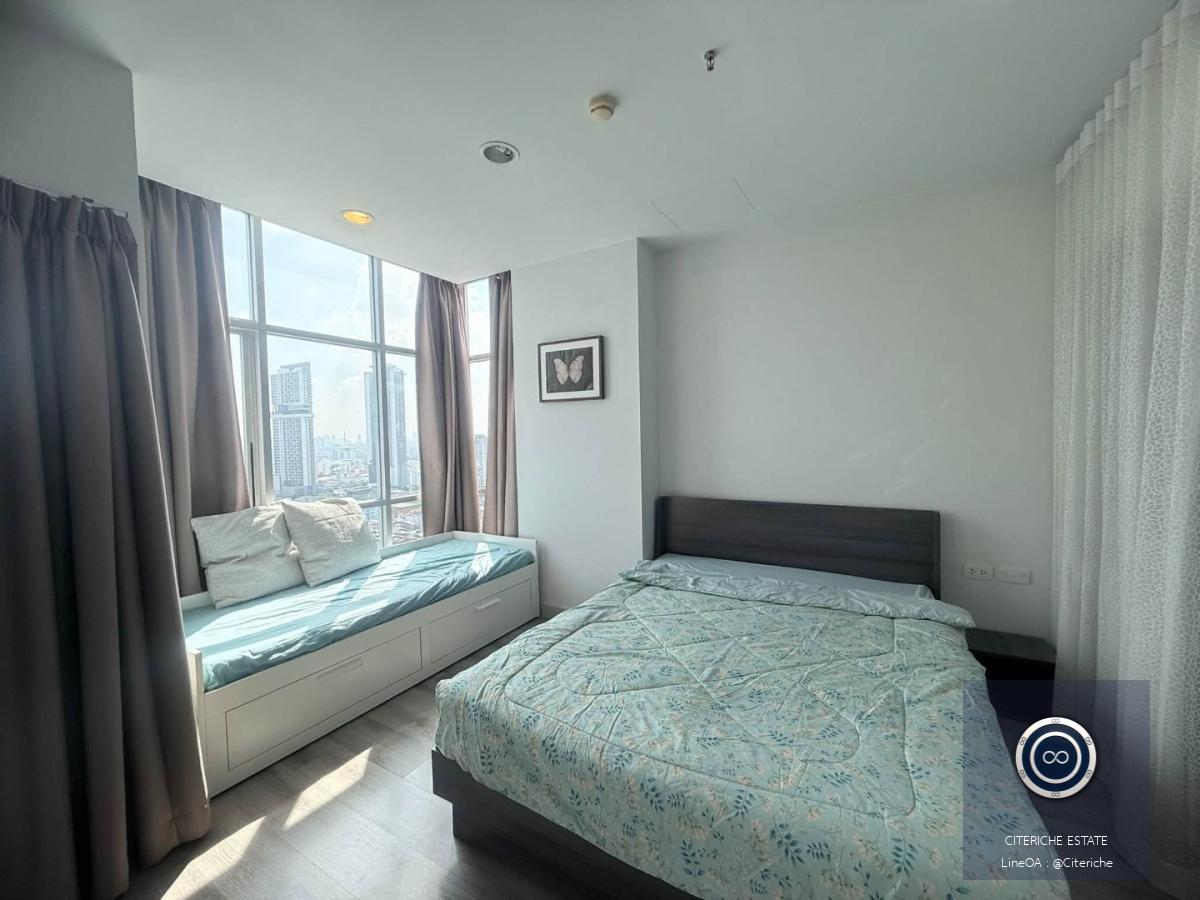วิวตึกมหานคร ห้องมุม | Centric Sathorn–Saint Louis | คอนโดมิเนียม 1 ห้องนอน
