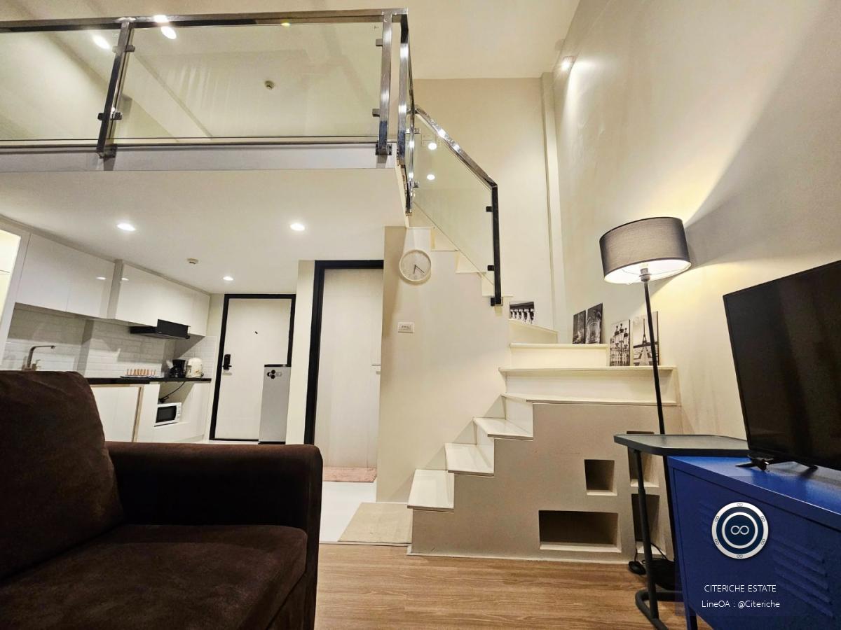ห้องดูเพล็กซ์ 2 ชั้น โปร่งสบาย ใกล้ BTS แบริ่ง | Thames Residence สุขุมวิท 107 | ดูเพล็กซ์คอนโดมิเนียม