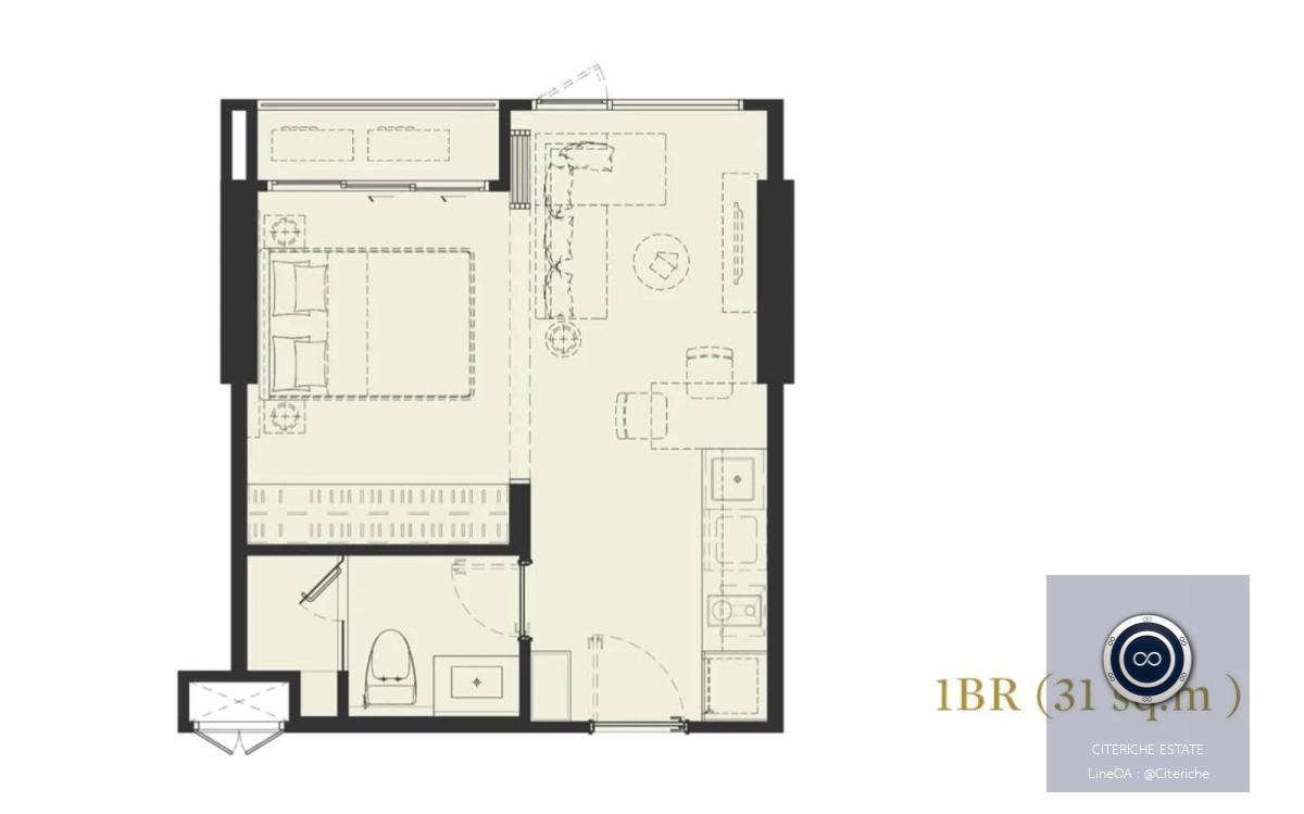Concierge Service Living | The Crest Park Residences | Luxury 1-Bedroom Condo