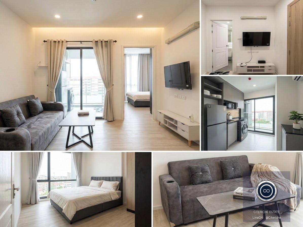วิวแม่น้ำเจ้าพระยา ชั้นสูง | The Clev Riverine Chaophraya - Wong Sawang | คอนโดมิเนียม 1 ห้องนอน