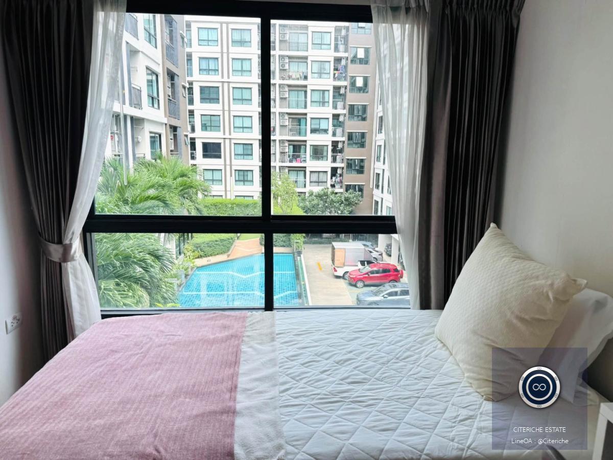Pool View & Fully Furnished | Supalai City Resort Bearing Station | Luxury 2-Bedroom Condo