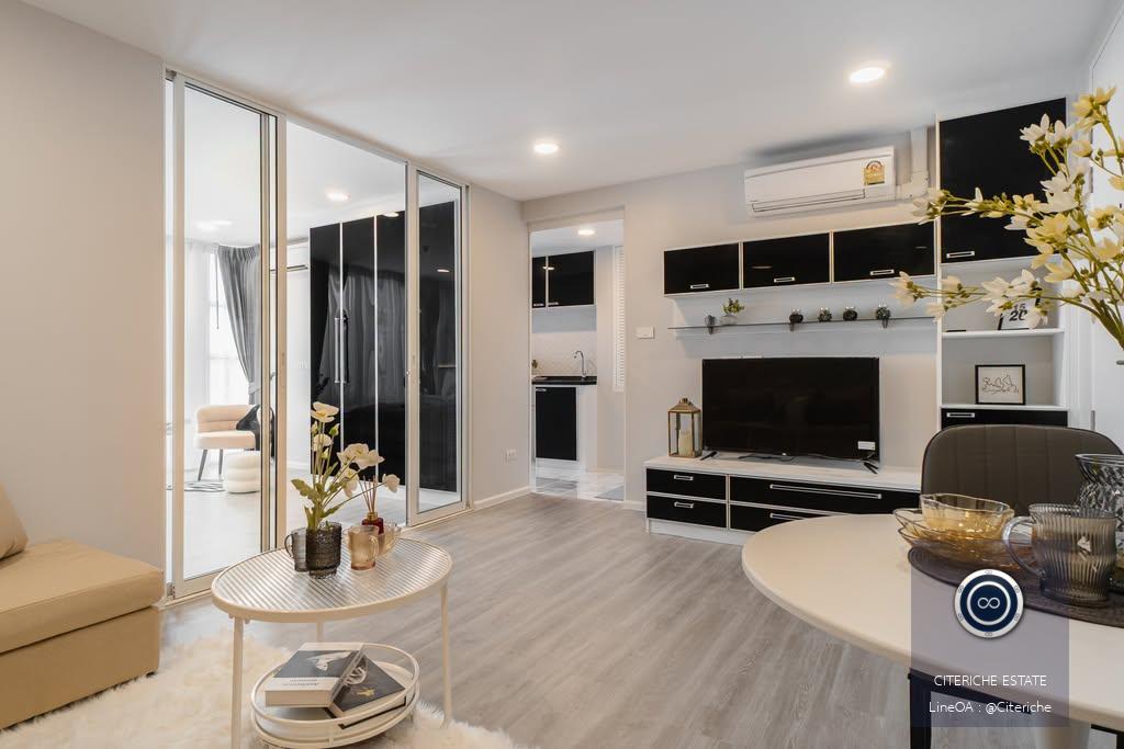 ห้องมุมเป็นส่วนตัว ใกล้ MRT ภาวนา | เดอะราฟเฟิ้ล ลาดพร้าว | 1-Bedroom Condo