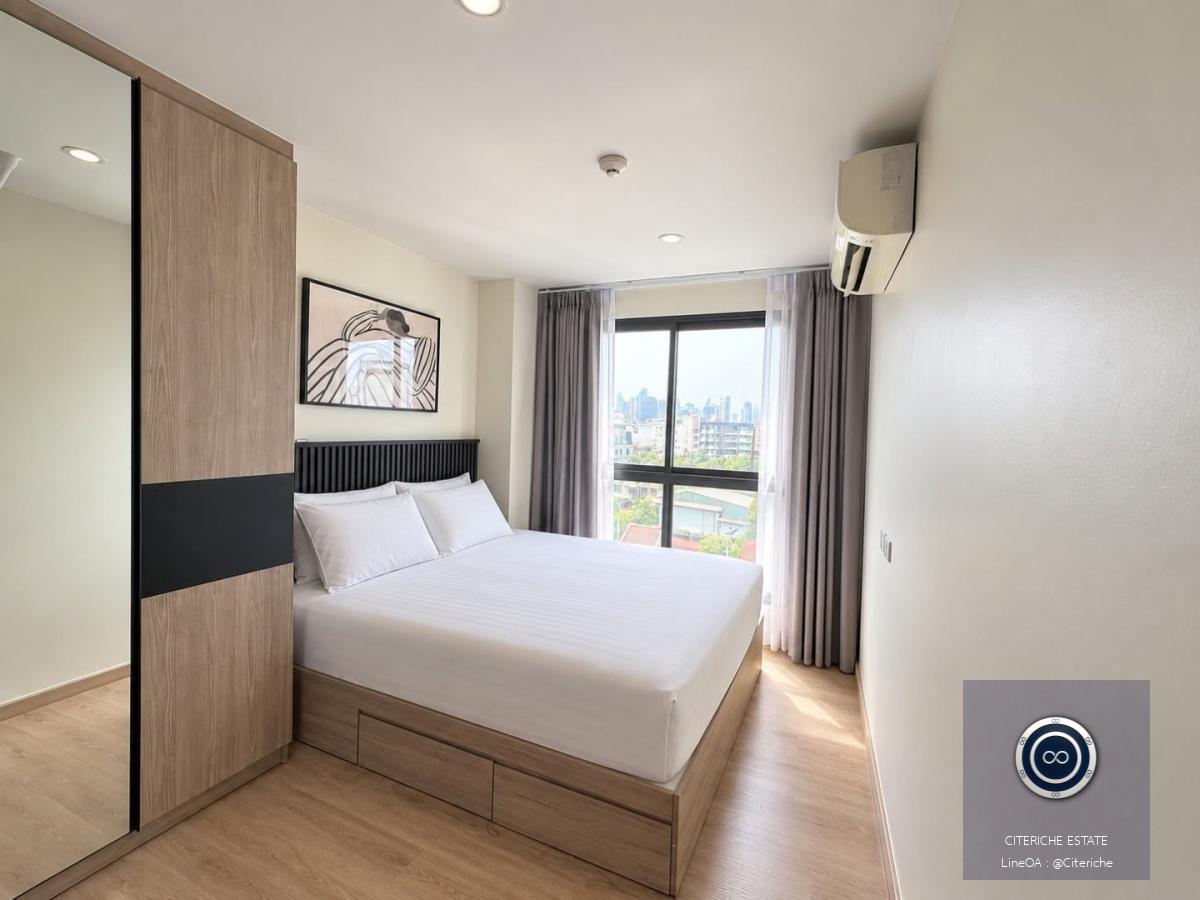 วิวเปิดโล่ง เฟอร์นิเจอร์ครบ | The Excel Hideaway Sukhumvit 71 | 1-Bedroom Condo